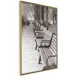 Arkiio Affisch Park Benches [Poster] 20x30 Poster